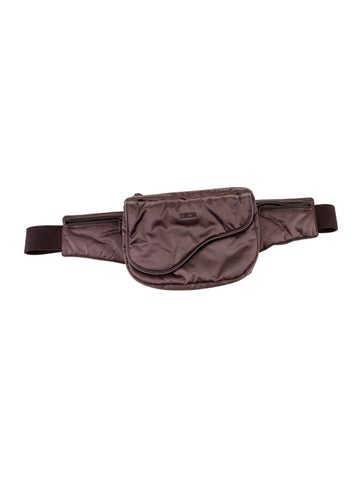 Dior MEN Waist Bags Nylon Saddle Universe Body Bag