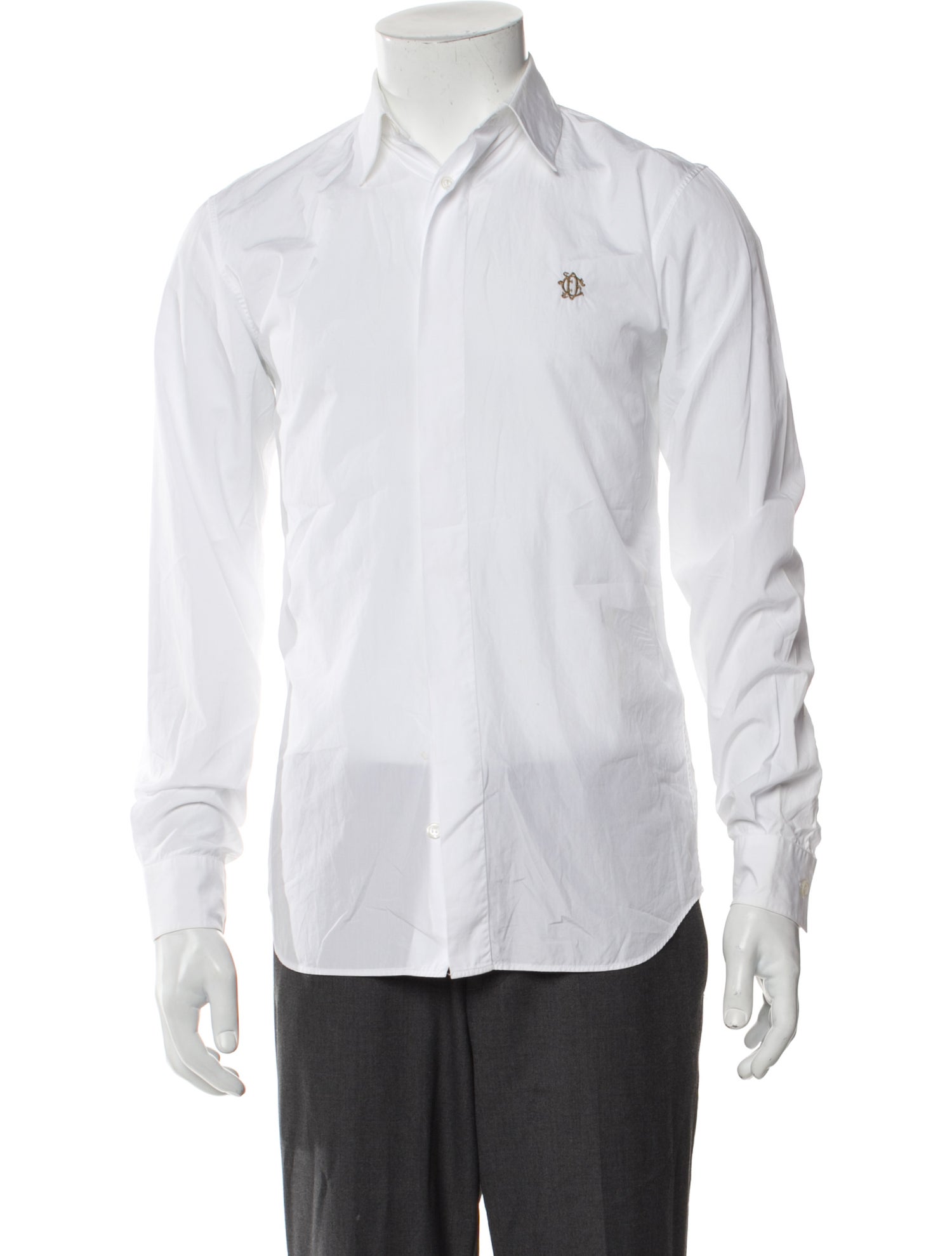 DIOR MEN 2019 Signature Logo Dress Shirt