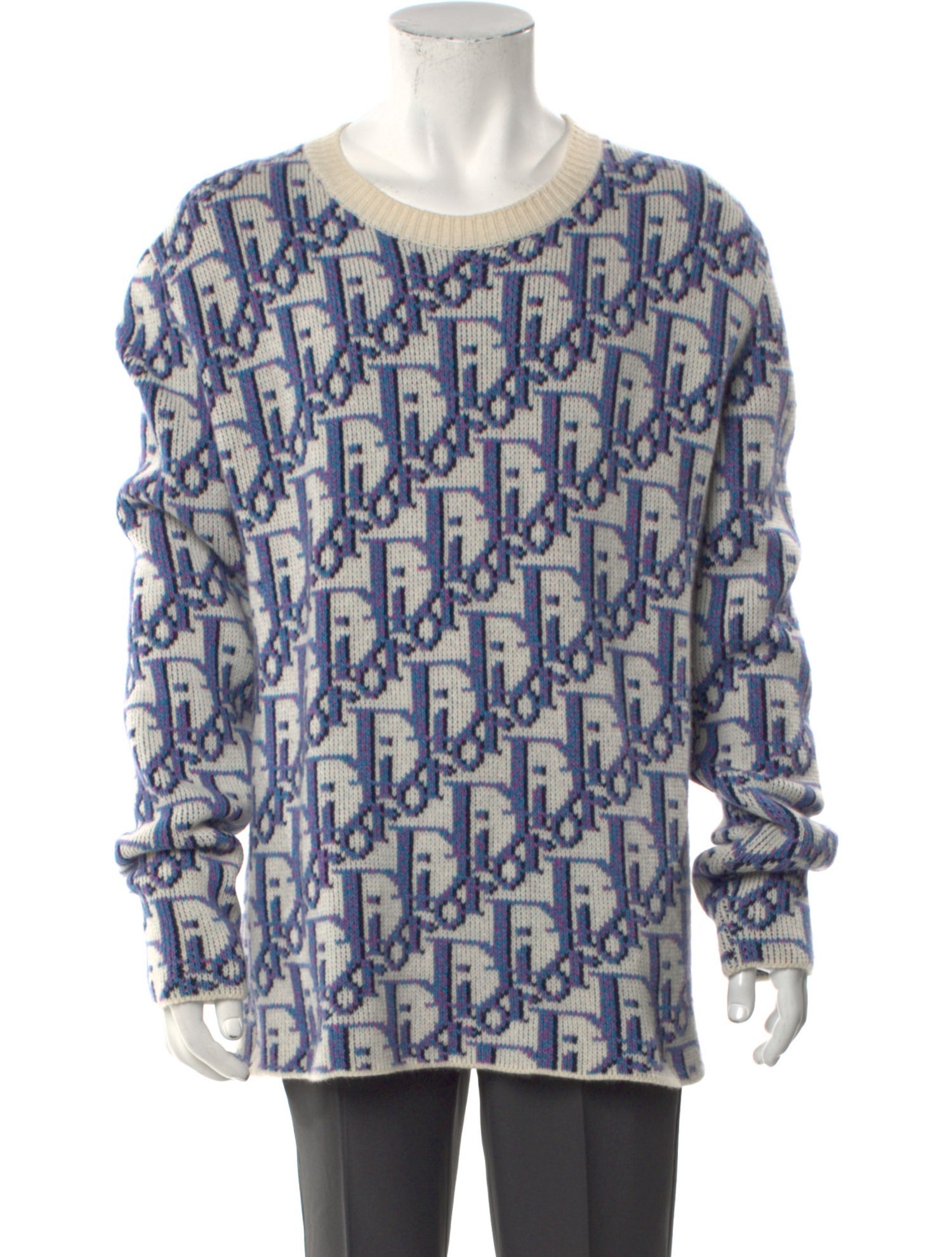 DIOR MEN 2020 Oblique Jacquard Pullover