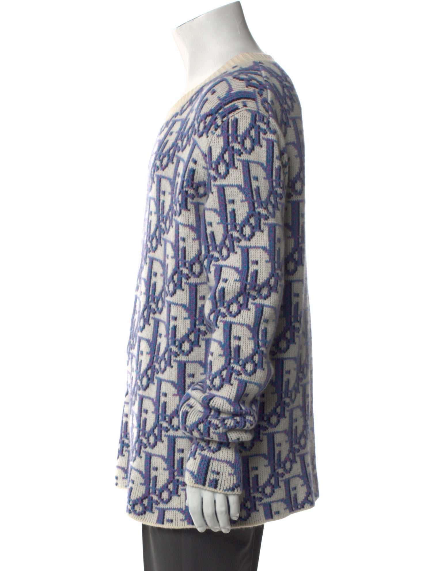 DIOR MEN 2020 Oblique Jacquard Pullover