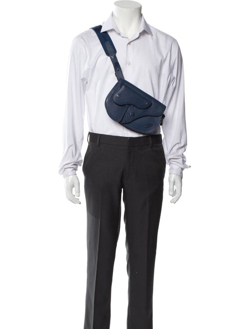 DIOR MEN Leather Christian Dior Saddle