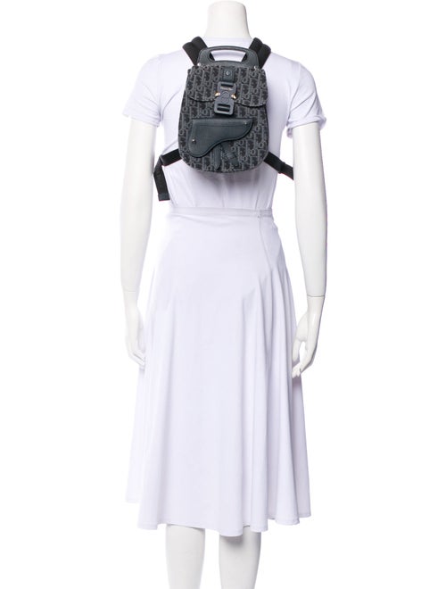 DIOR MEN Canvas Christian Dior Oblique Saddle