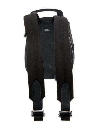 DIOR MEN Canvas Christian Dior Oblique Saddle