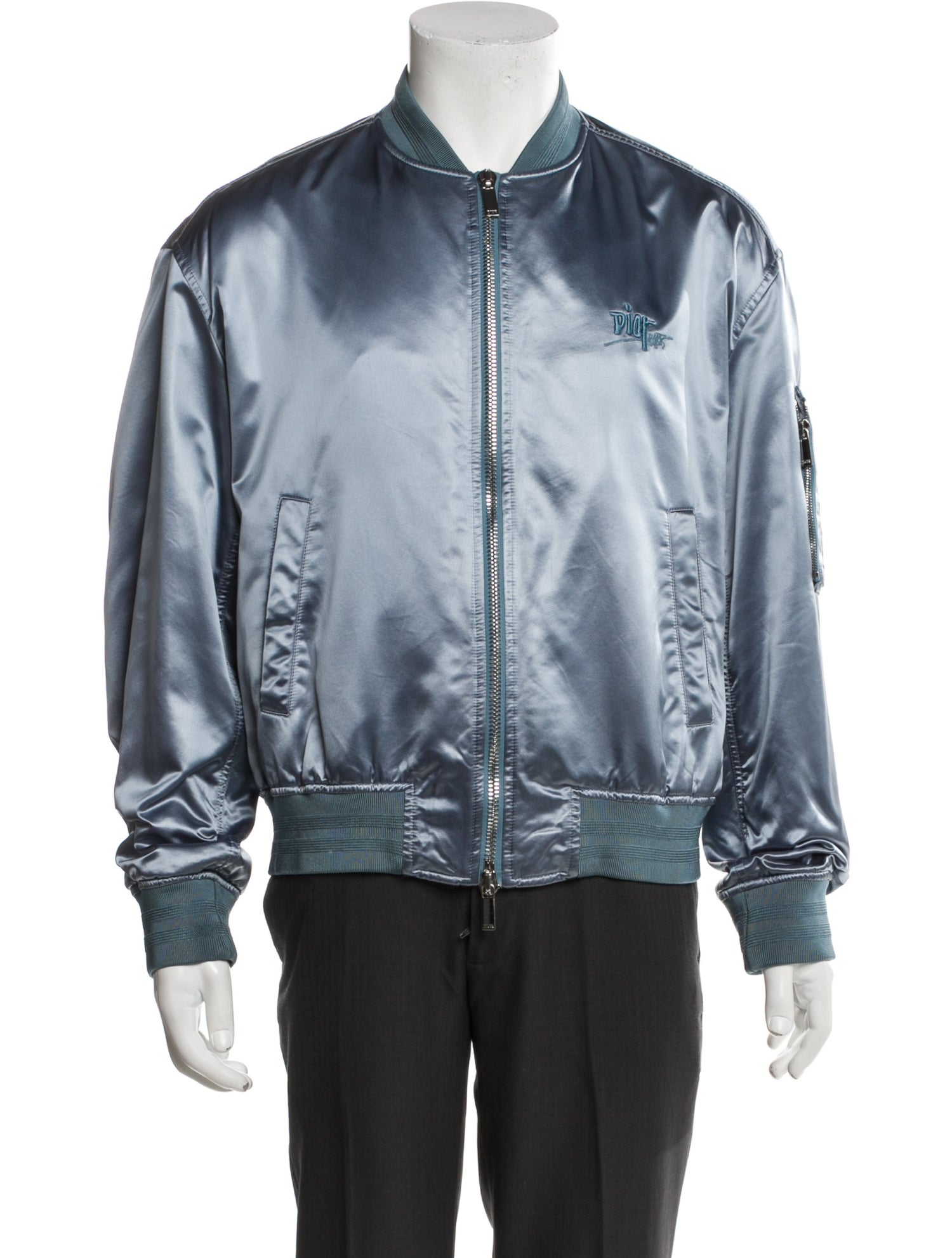 Dior x Shawn Stussyコーデュロイ ジャケット メンズ Dior Shawn Stussy Blue Embroidered Denim Jacket – Savonches