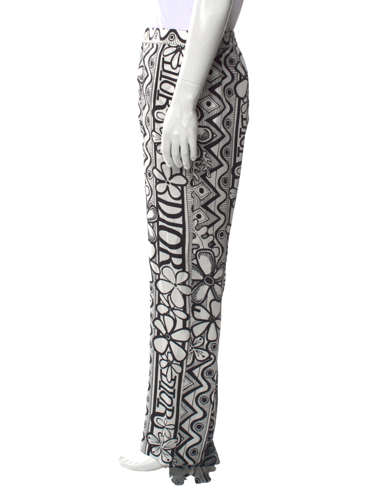 DIOR x Shawn Stussy Silk Pants