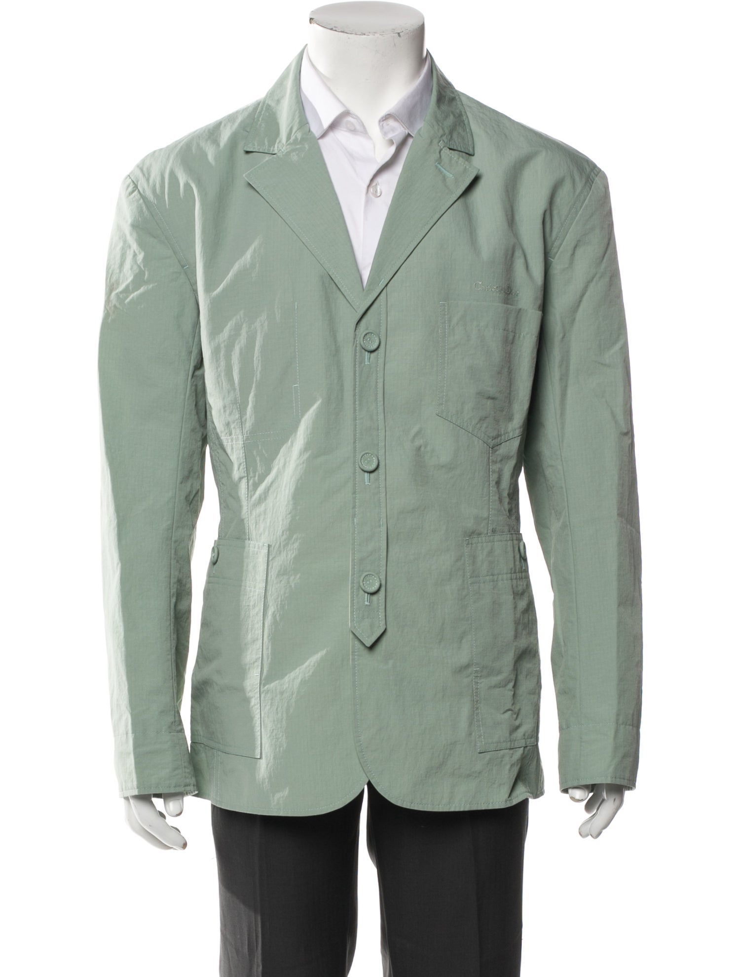 DIOR MEN 2023 Embroidered Accent Blazer