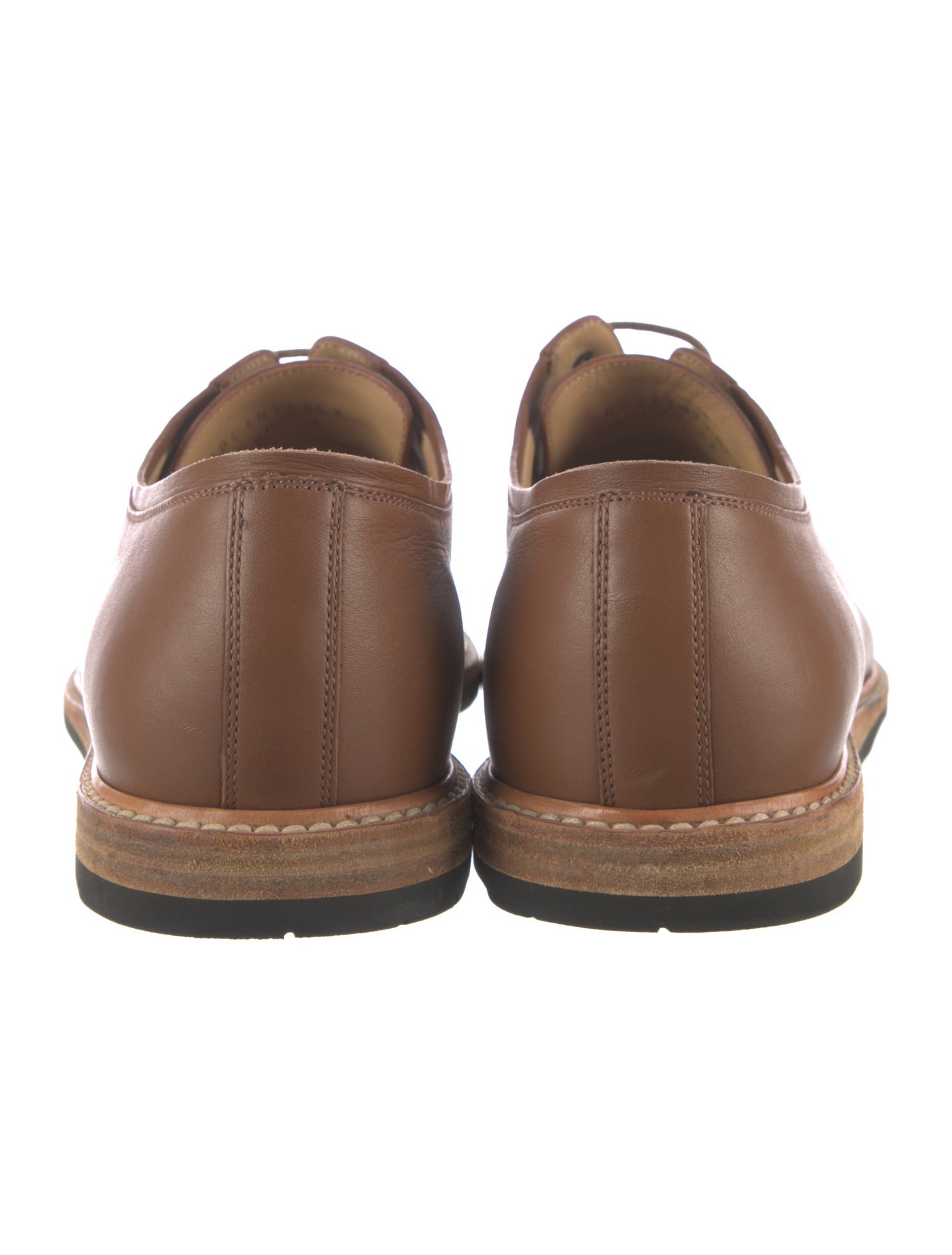 DIOR MEN Leather Derby Shoes Brown Oxfords, Shoes DIORM48623