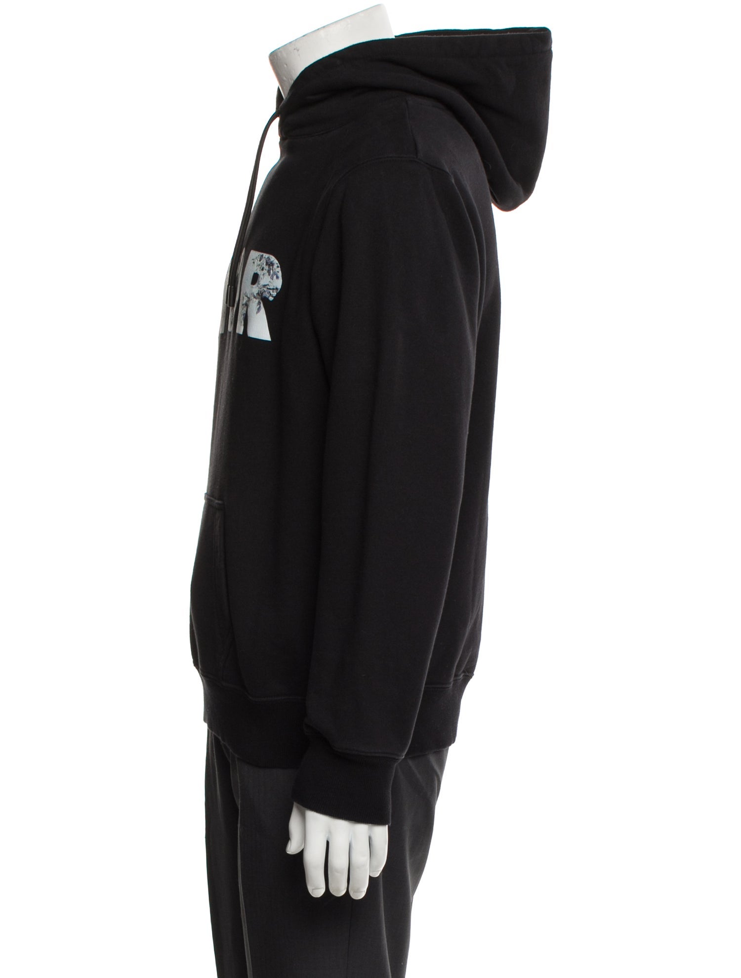 DIOR x Daniel Arsham Graphic Print Mock Neck Hoodie