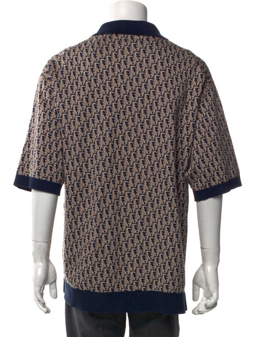 DIOR MEN 2022 Oblique Jacquard Polo Shirt