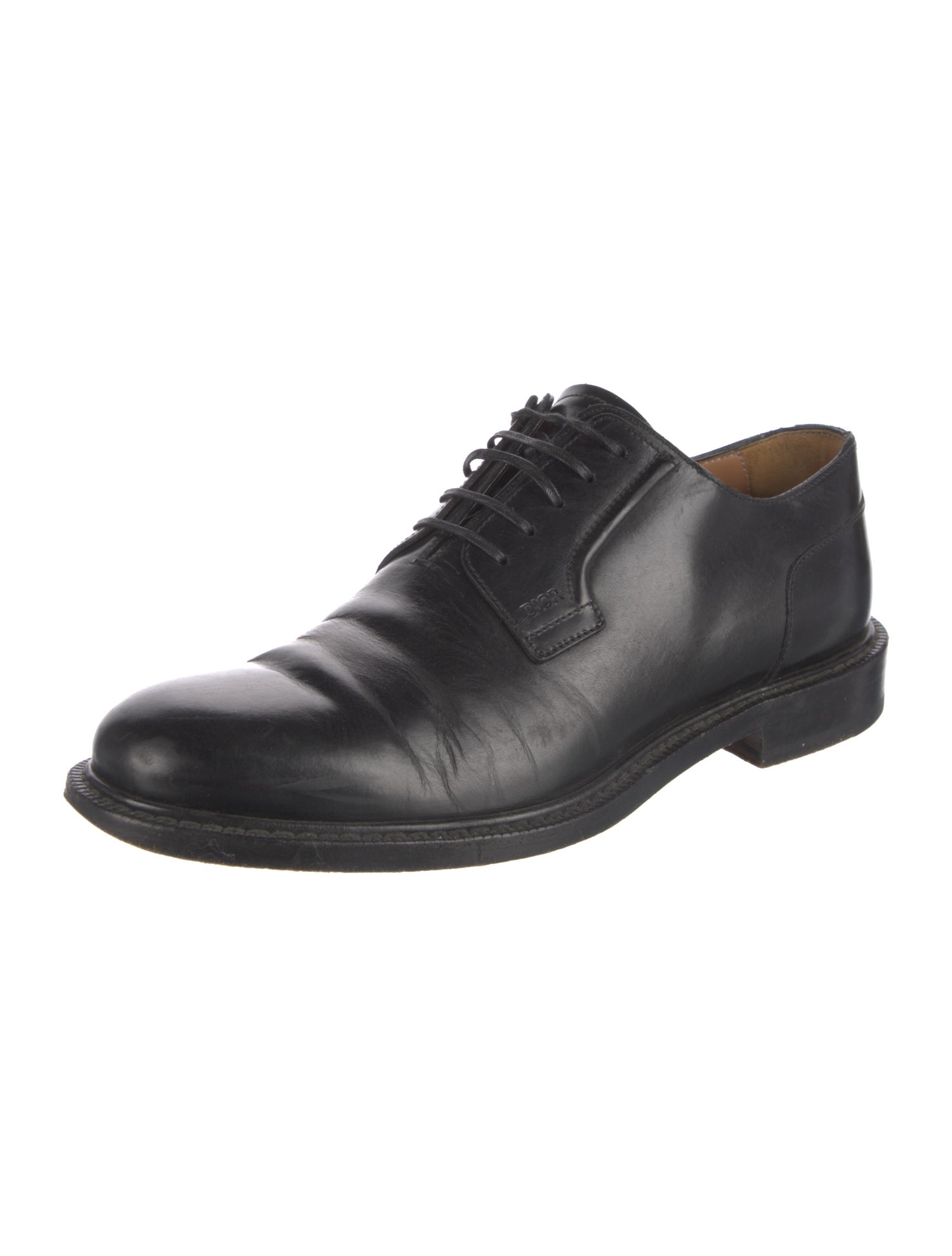 DIOR MEN Leather Derby Shoes