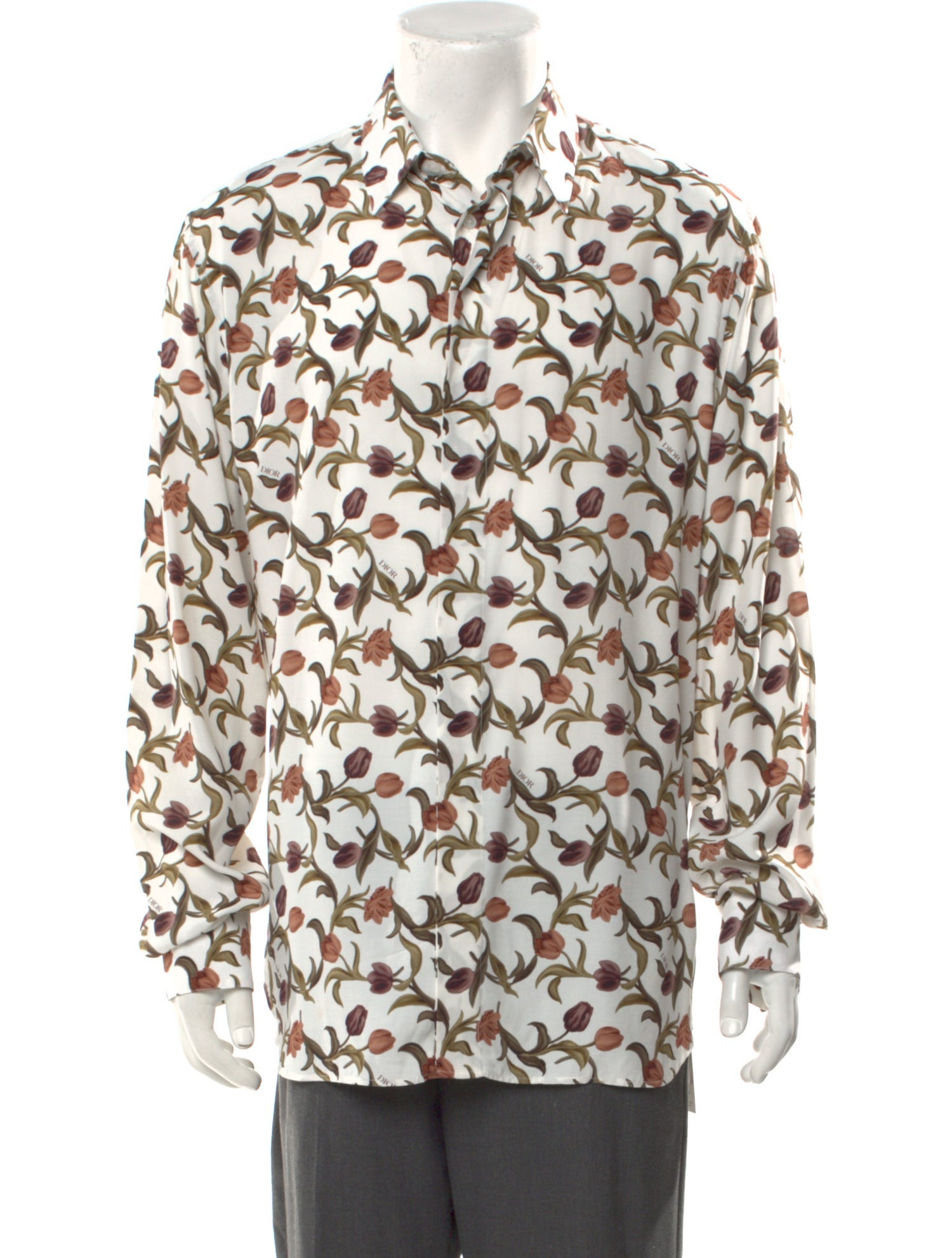 DIOR MEN 2020 Floral Print Shirt