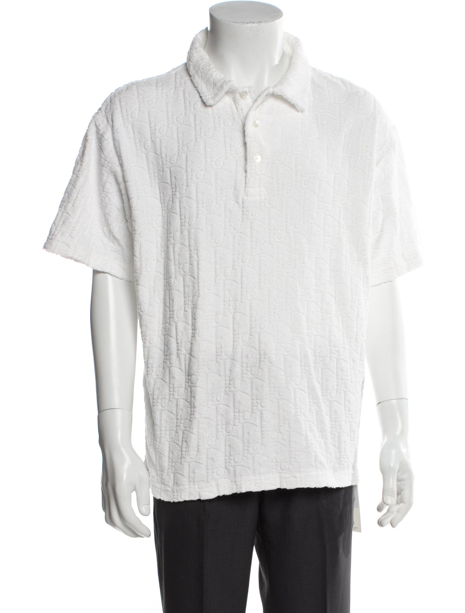 DIOR MEN 2021 Oblique Jacquard Polo Shirt