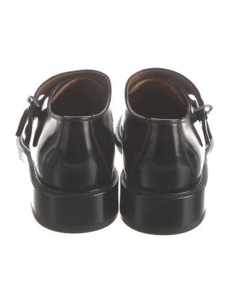 DIOR MEN Leather Eyelet Trim Monk Straps