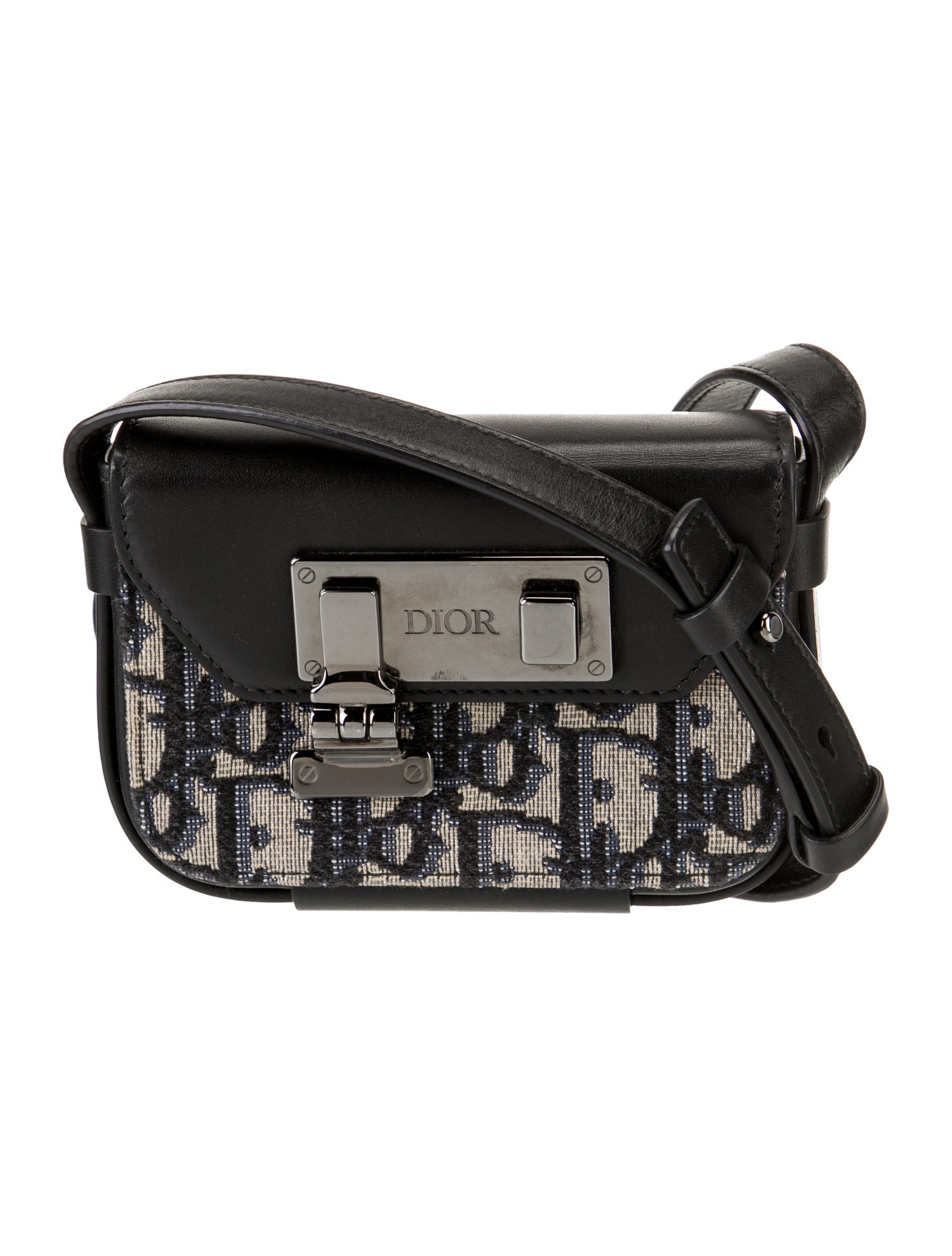 DIOR MEN Oblique Jacquard Crossbody Bag