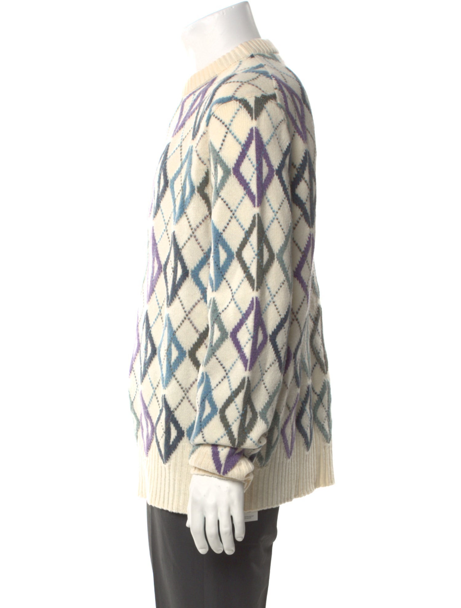 DIOR MEN Virgin Wool Printed Pullover