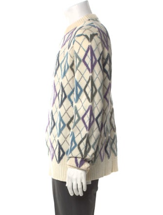 DIOR MEN Virgin Wool Printed Pullover