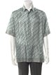 DIOR MEN Oblique Jacquard Silk Shirt