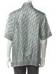 DIOR MEN Oblique Jacquard Silk Shirt