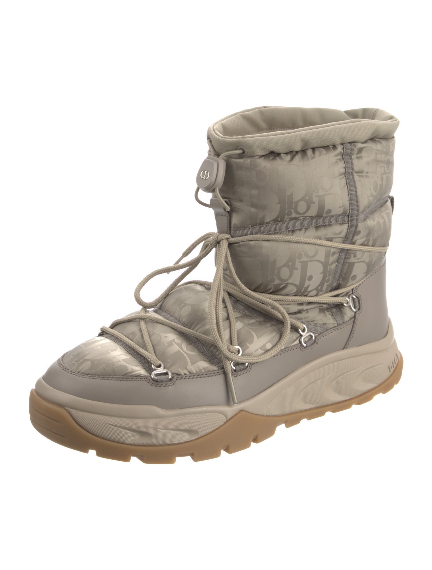 DIOR MEN Oblique Jacquard Nylon Boots