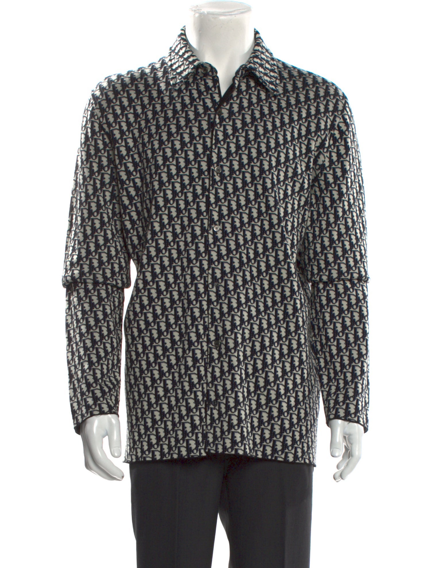 DIOR MEN 2020 Oblique Jacquard Shirt