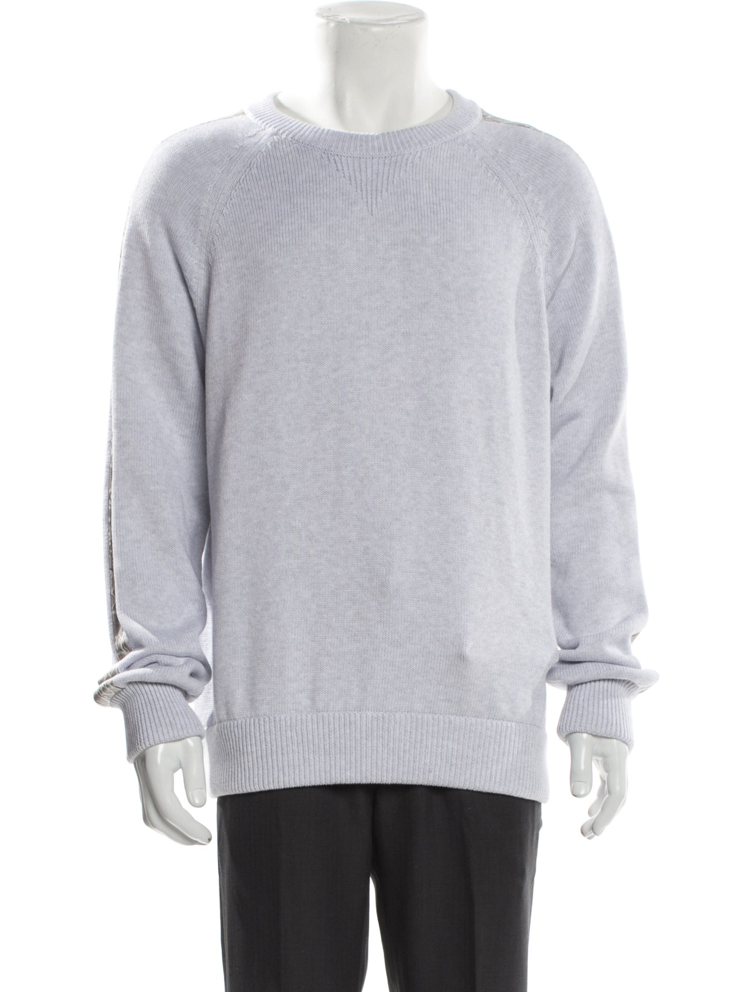 DIOR MEN Oblique Jacquard Crew Neck Pullover