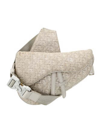 DIOR MEN Oblique Jacquard Saddle 2022