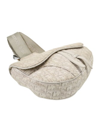 DIOR MEN Oblique Jacquard Saddle 2022