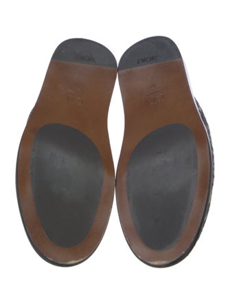 DIOR MEN Oblique Jacquard Canvas Slippers