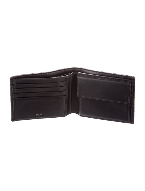 DIOR MEN 2020 Oblique Jacquard Compact Wallet