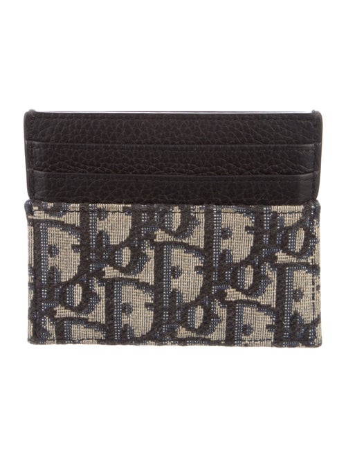 DIOR MEN Oblique Jacquard Jacquard Wallet