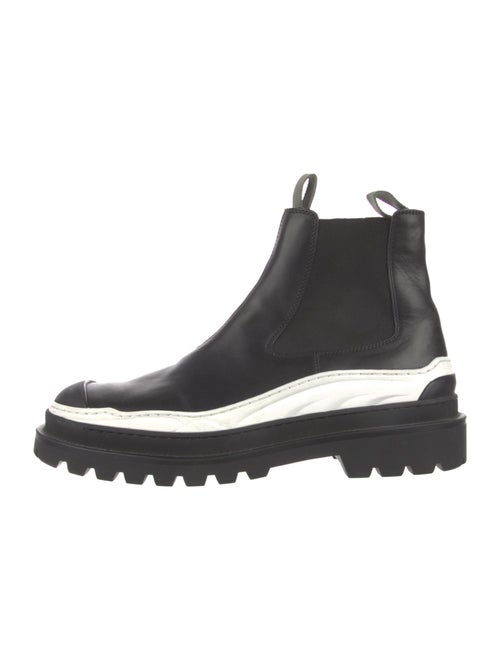 DIOR MEN x Sacai Leather Chelsea Boots