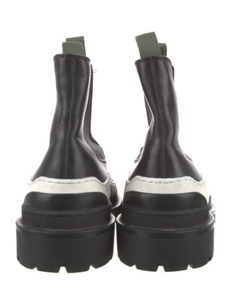 DIOR MEN x Sacai Leather Chelsea Boots