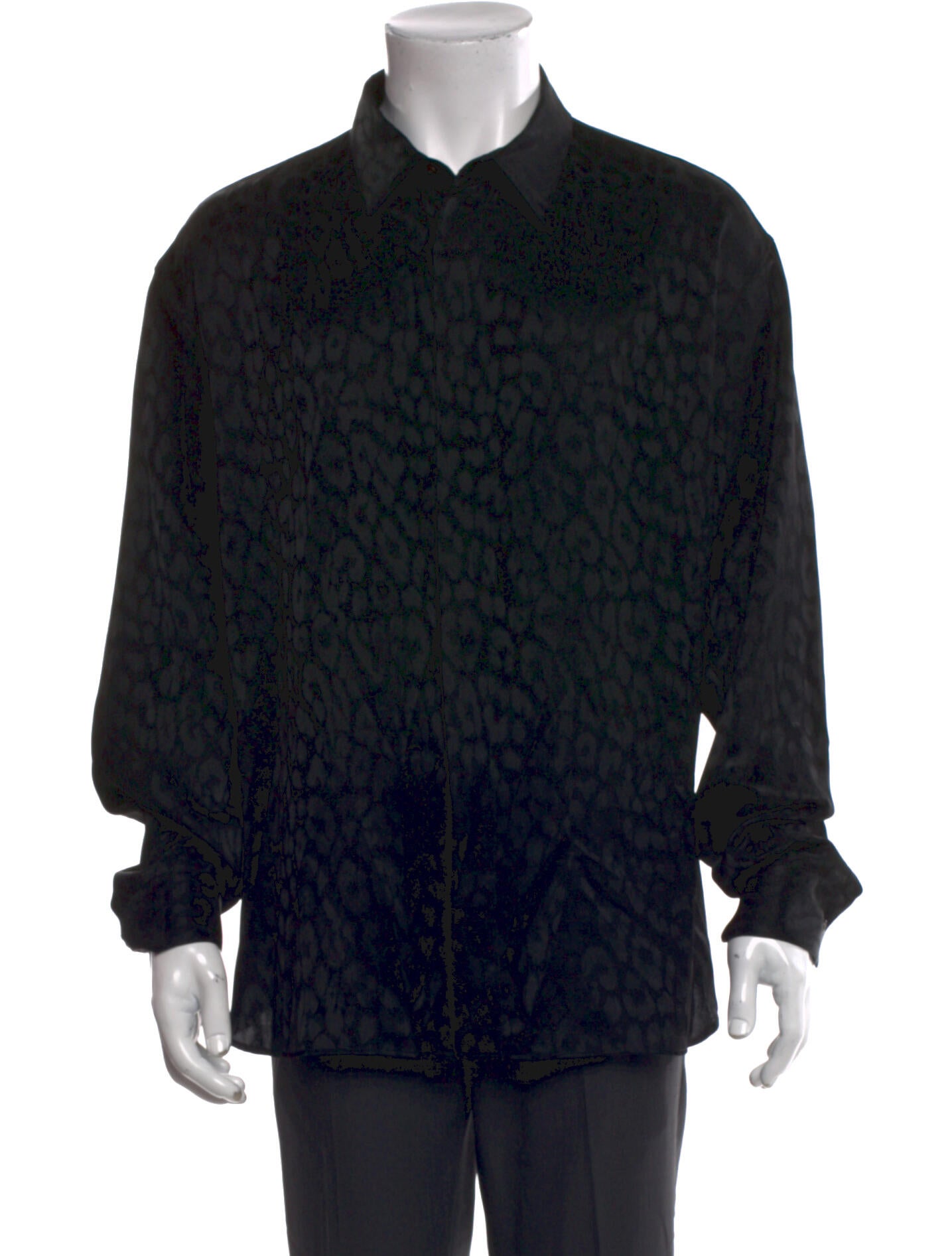 DIOR MEN 2019 Oblique Jacquard Dress Shirt