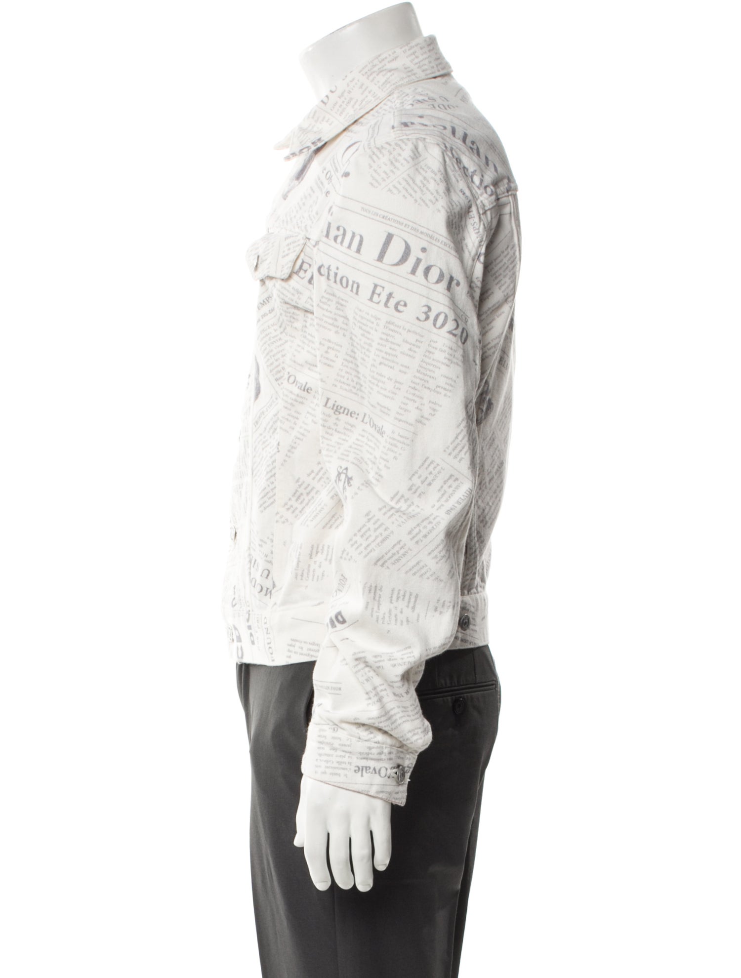 DIOR x Daniel Arsham Printed Denim Jacket