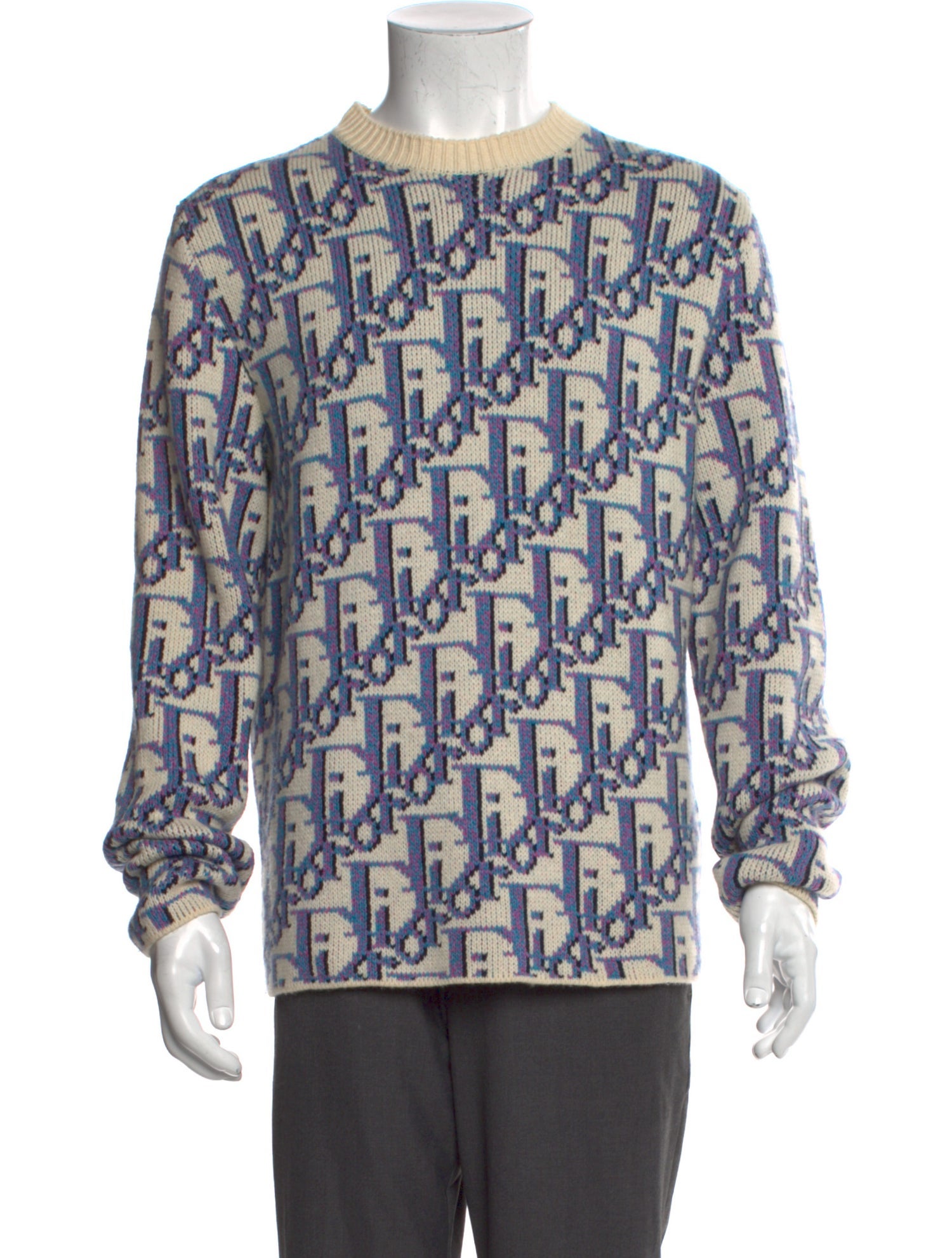 DIOR MEN 2020 Oblique Jacquard Pullover