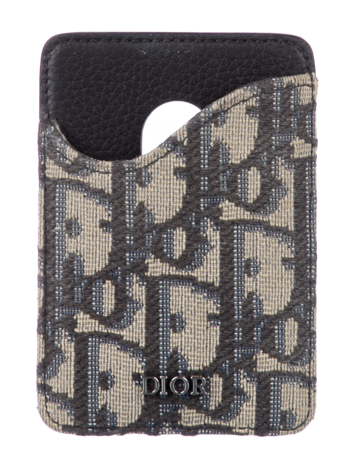 DIOR MEN Oblique Jacquard Jacquard Wallet