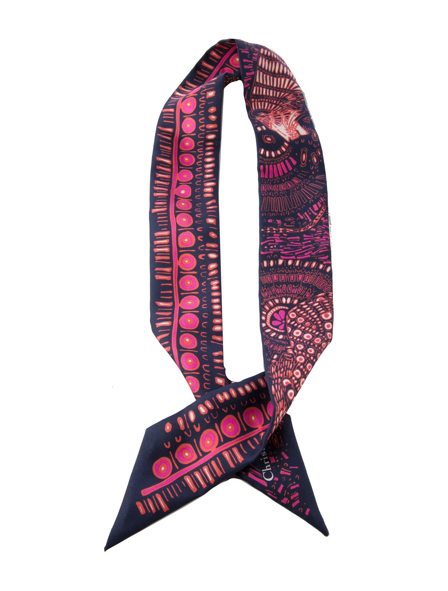 Christian Dior Silk Printed Bandeau