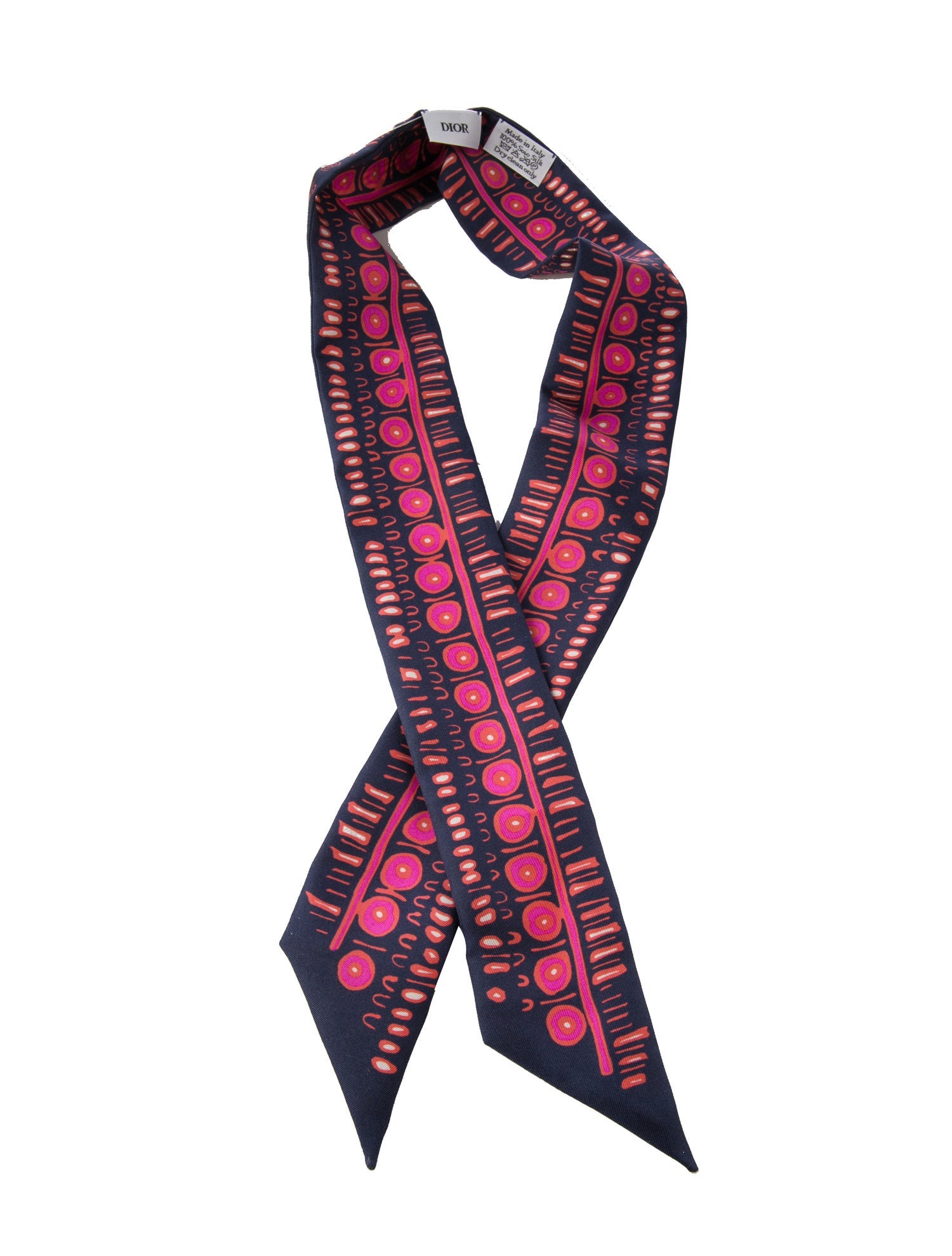 Christian Dior Silk Printed Bandeau