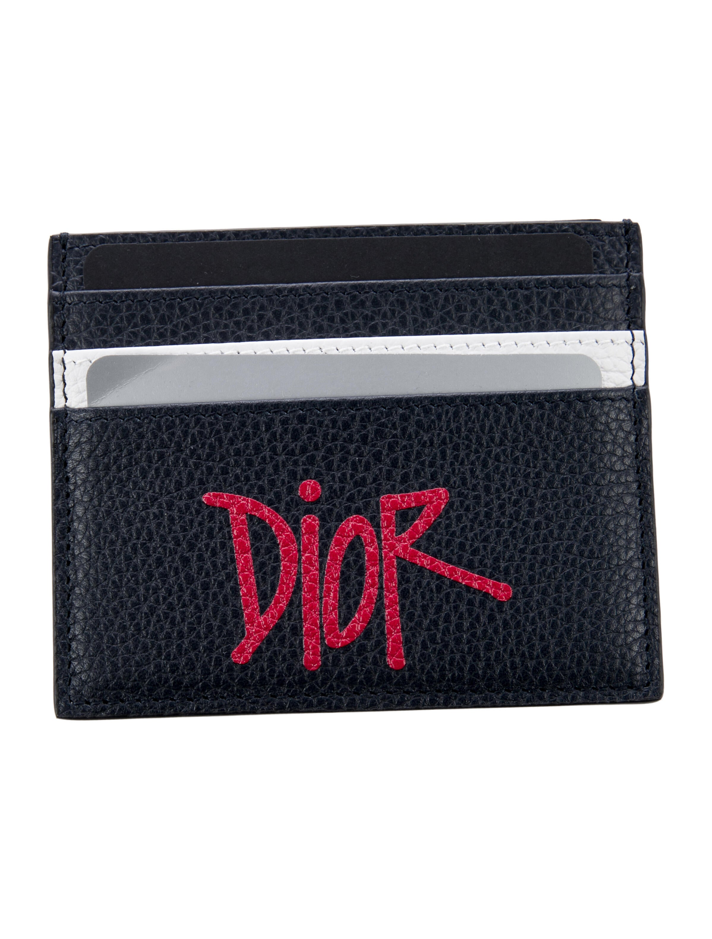 DIOR MEN x Shawn Stussy Leather Card Holder
