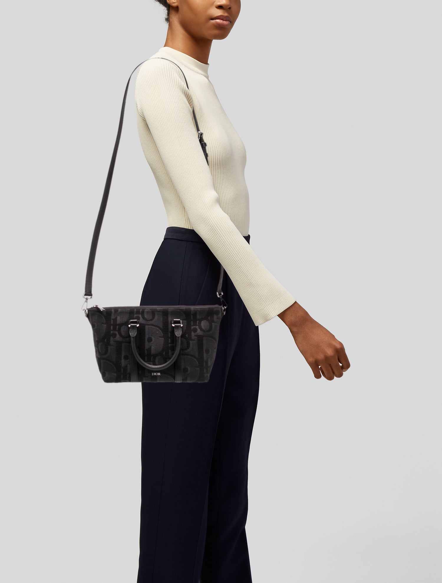 DIOR MEN Oblique Jacquard Weekender 2023