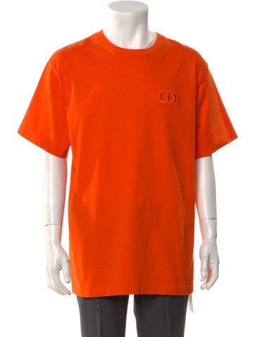 Dior MEN T-Shirts Signature Logo Crew Neck T-Shirt 3XL