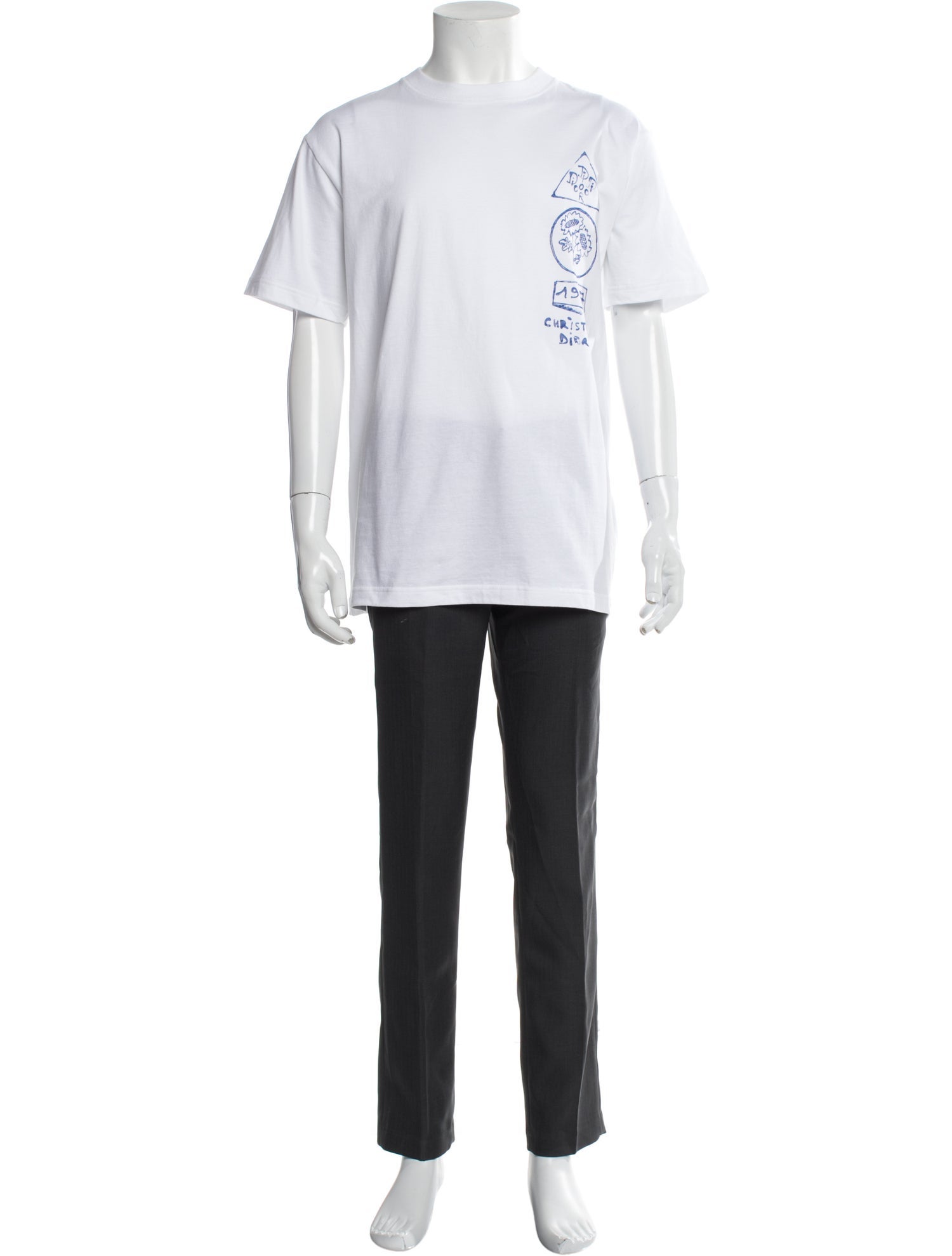DIOR MEN 2025 Signature Logo T-Shirt w/ Tags