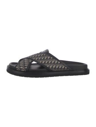 DIOR MEN 2022 Oblique Jacquard Slides
