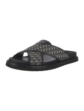 DIOR MEN 2022 Oblique Jacquard Slides