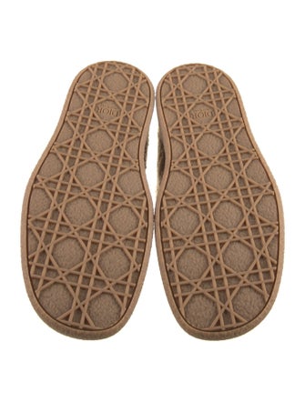 DIOR MEN Shearling Lace-Up Boots