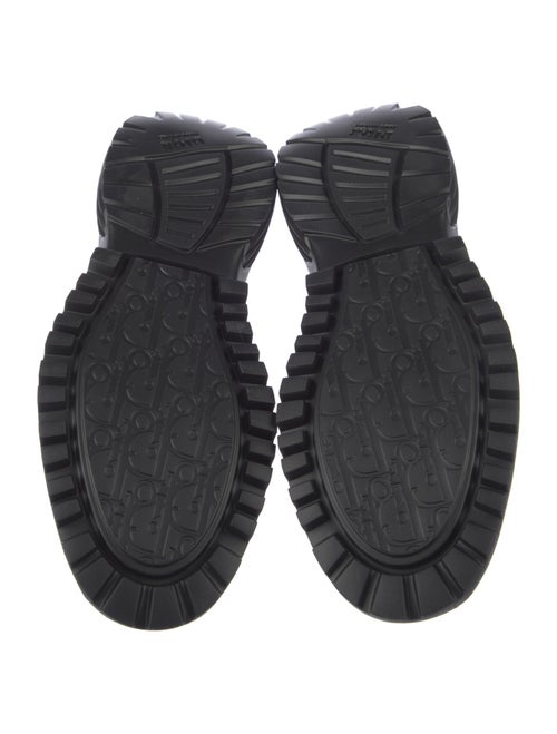 DIOR MEN Leather Graphic Print Oxfords