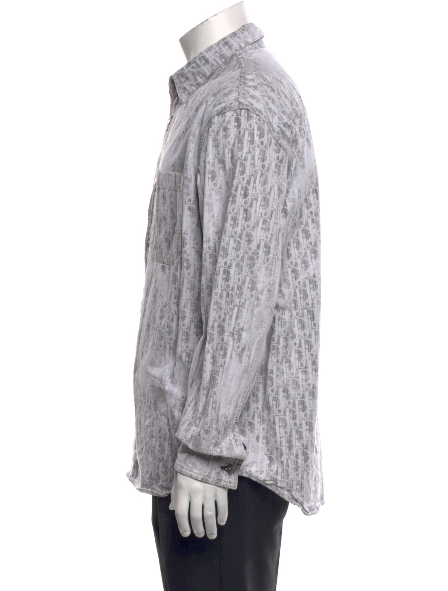 DIOR MEN 2021 Oblique Jacquard Shirt