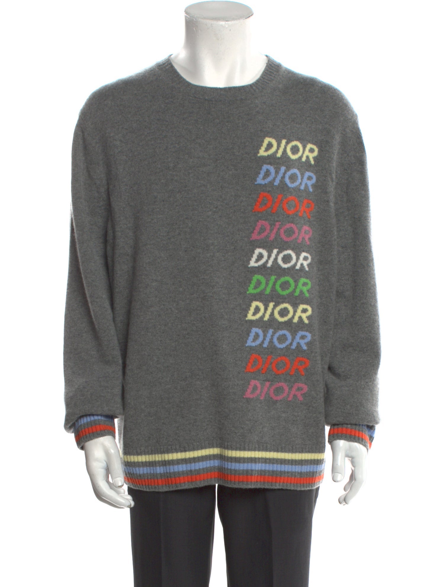 DIOR MEN 2024 Oblique Jacquard Pullover