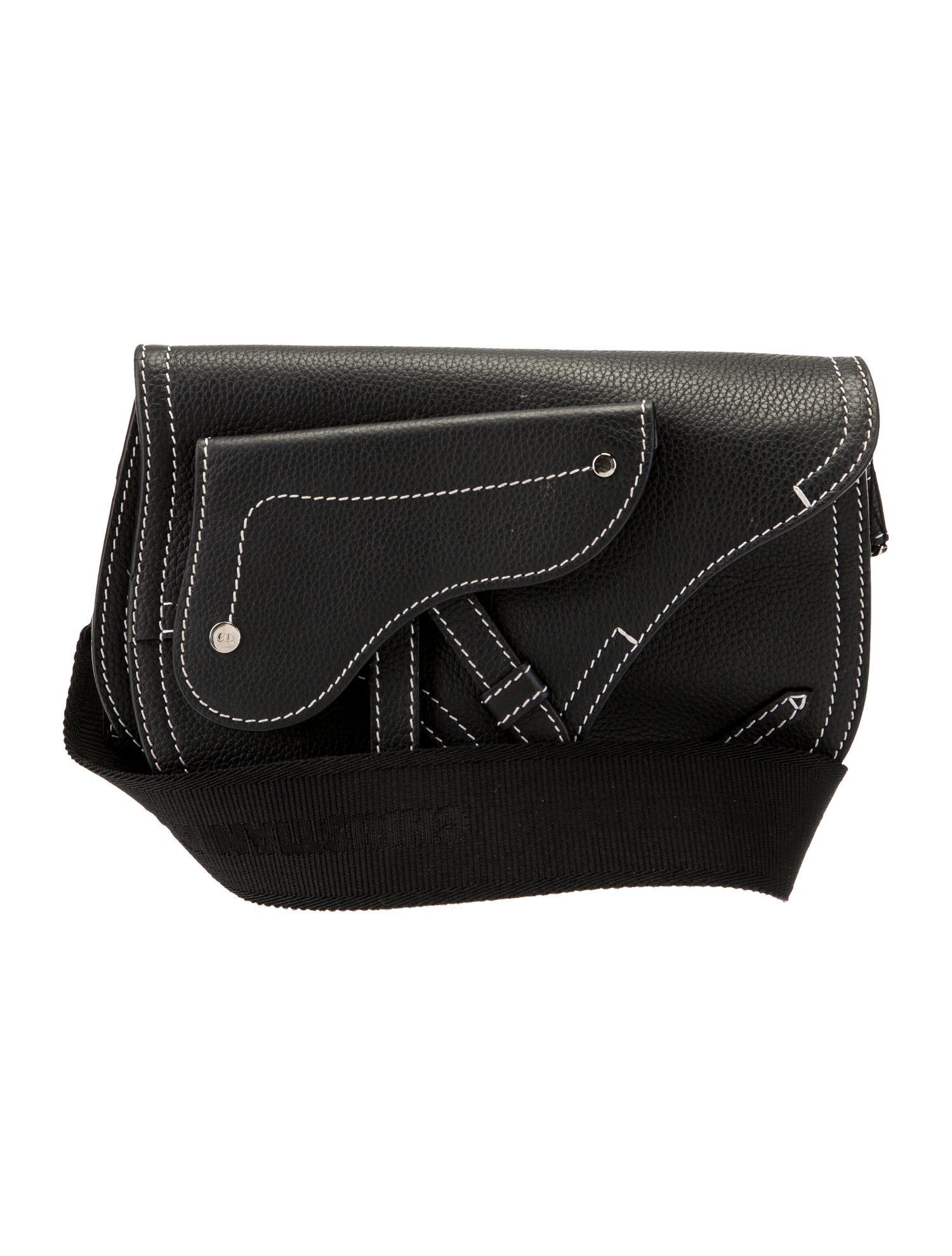 DIOR MEN Leather Crossbody Bag 2022