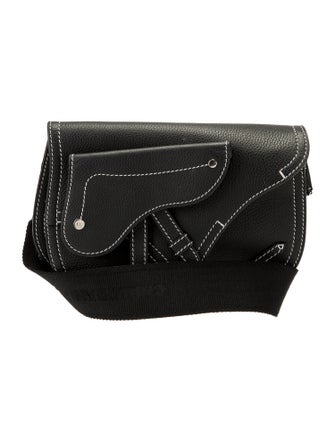 DIOR MEN Leather Crossbody Bag 2022